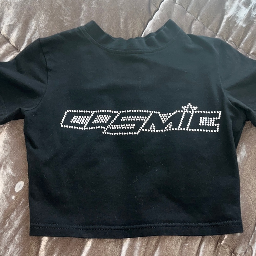 Cosmic sequins crop top